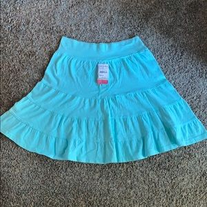 NWT Fresh Produce Blue Flare Skirt M